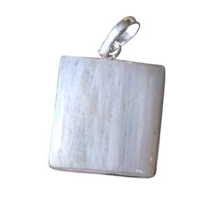 Square Moonstone Pendant